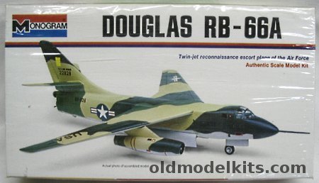 Monogram 1/83 Douglas RB-66A ECM Aircraft 'White Box' Issue, 6827 plastic model kit